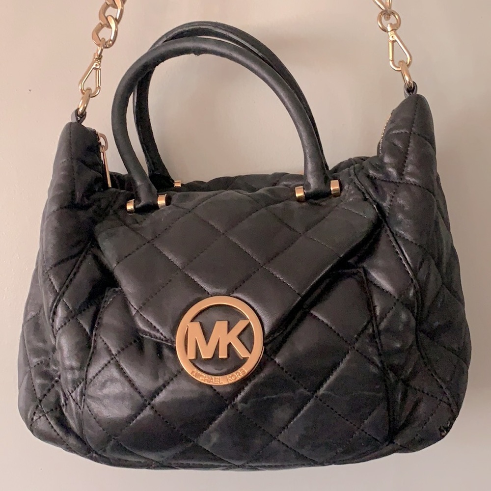 Micheal Kors Quilted Leather Bag
